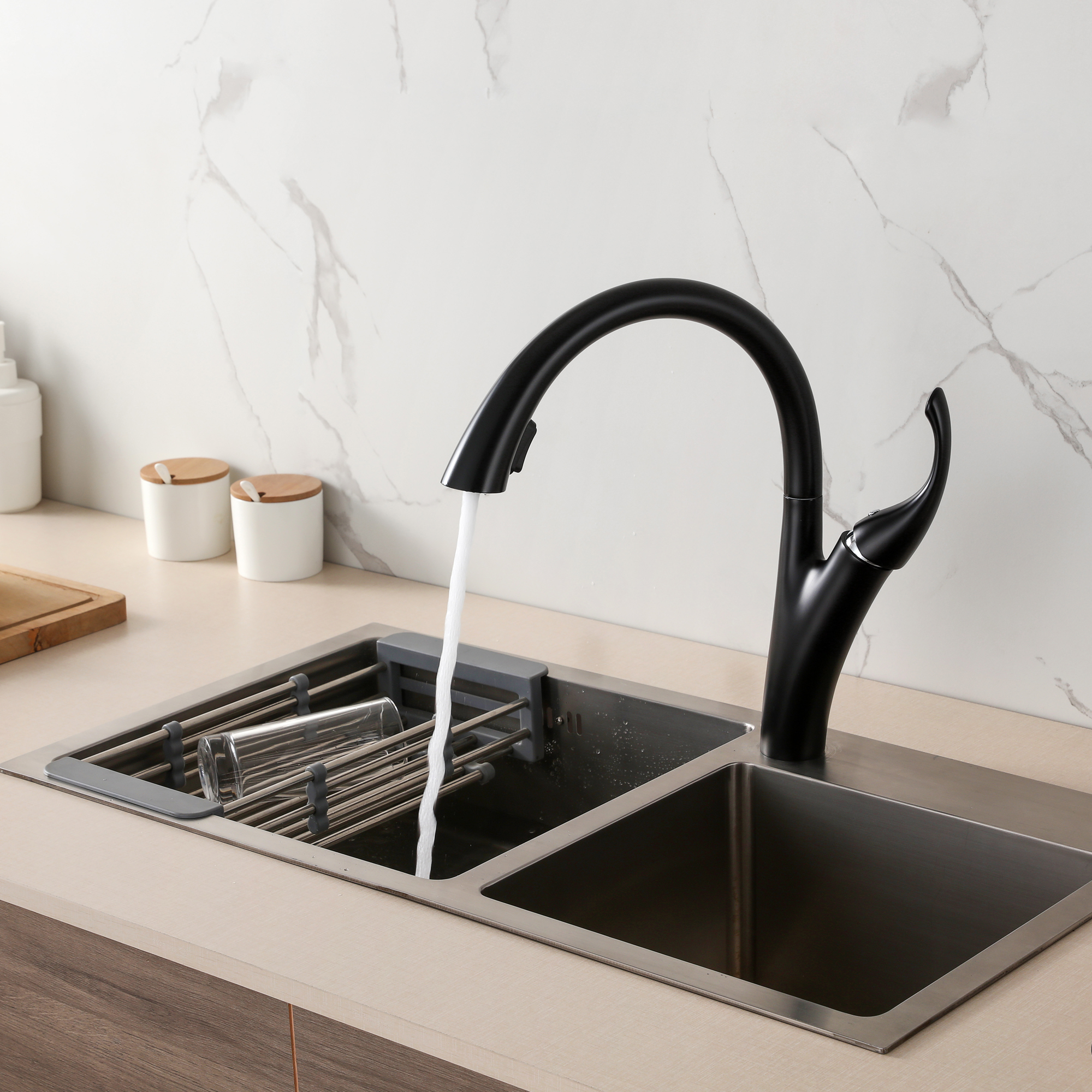 Gowo Neck Water Tap Sink Kitchen Faucet With High Quality