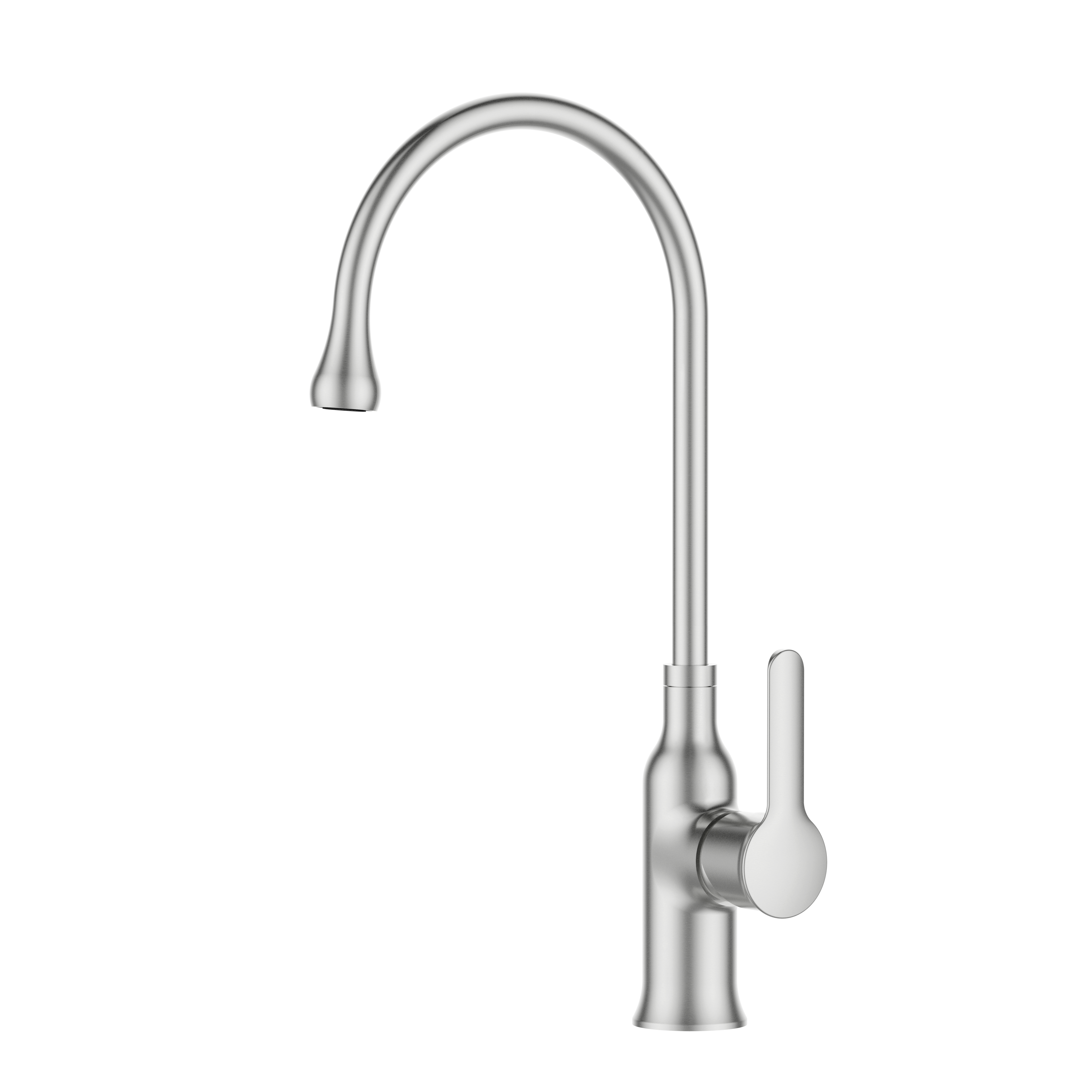 Brushed Nickel European Style Kitchen Faucet Home Used