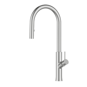 Material Brushed Nickel Kitchen Faucet Office Used