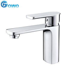 Brass Material Modern Style CE Certificate Chrome Surface Casting Bathroom Faucet