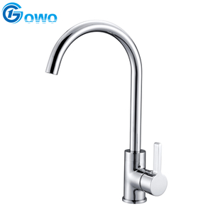 Single Handle Normal Style Good Quality Brass And Stainless Steel Kitchen Cabinet Tap
