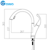 Swan Design Gold Kitchen Robinet Single Hanlde