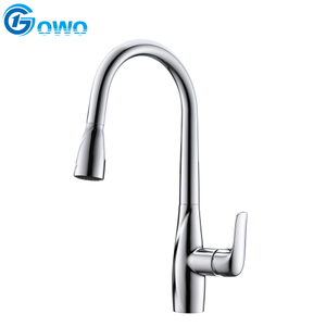 Deluxe Style Lead Free Moving Head Kitchen Cabinet Faucet with ABS Spray