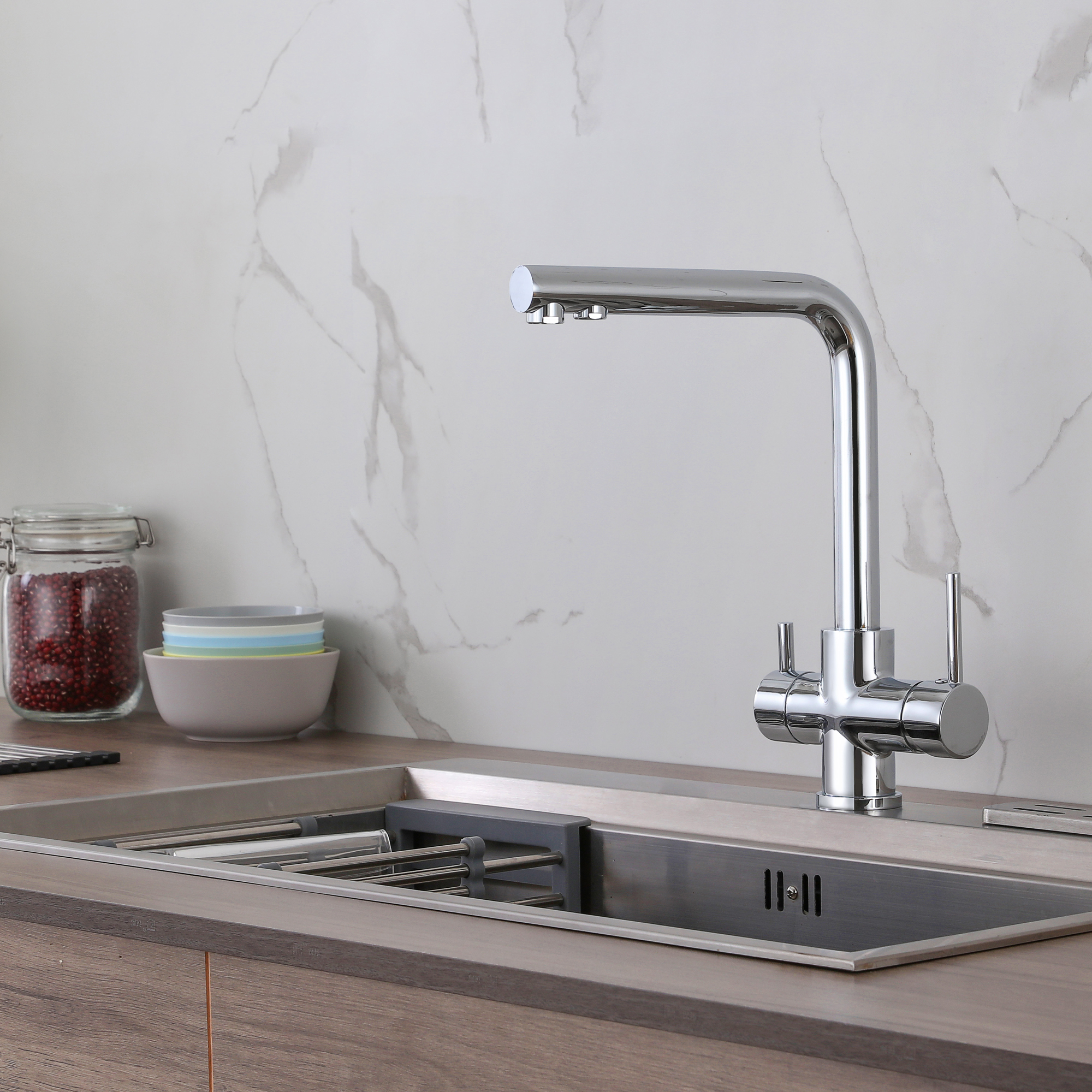 Brass Polished Colorful Popular Classical Good Quality Filter Drinking Water Kitchen Faucet