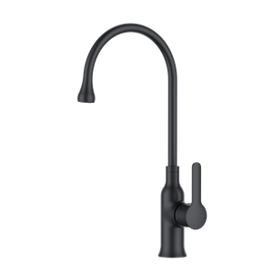 Matte Black European Style Kitchen Faucet Home Used