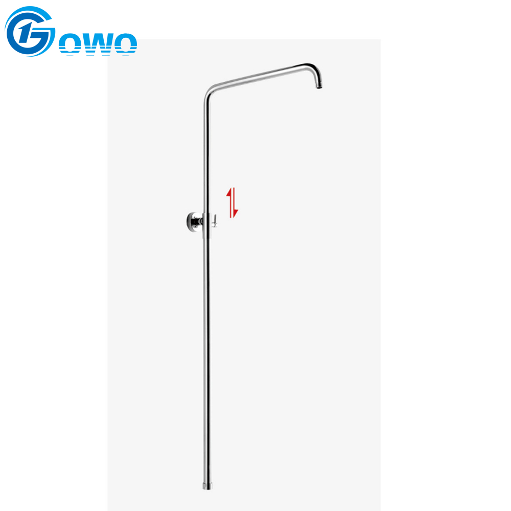 stainless steel Material bathroom accessories flexible round shower pipe column