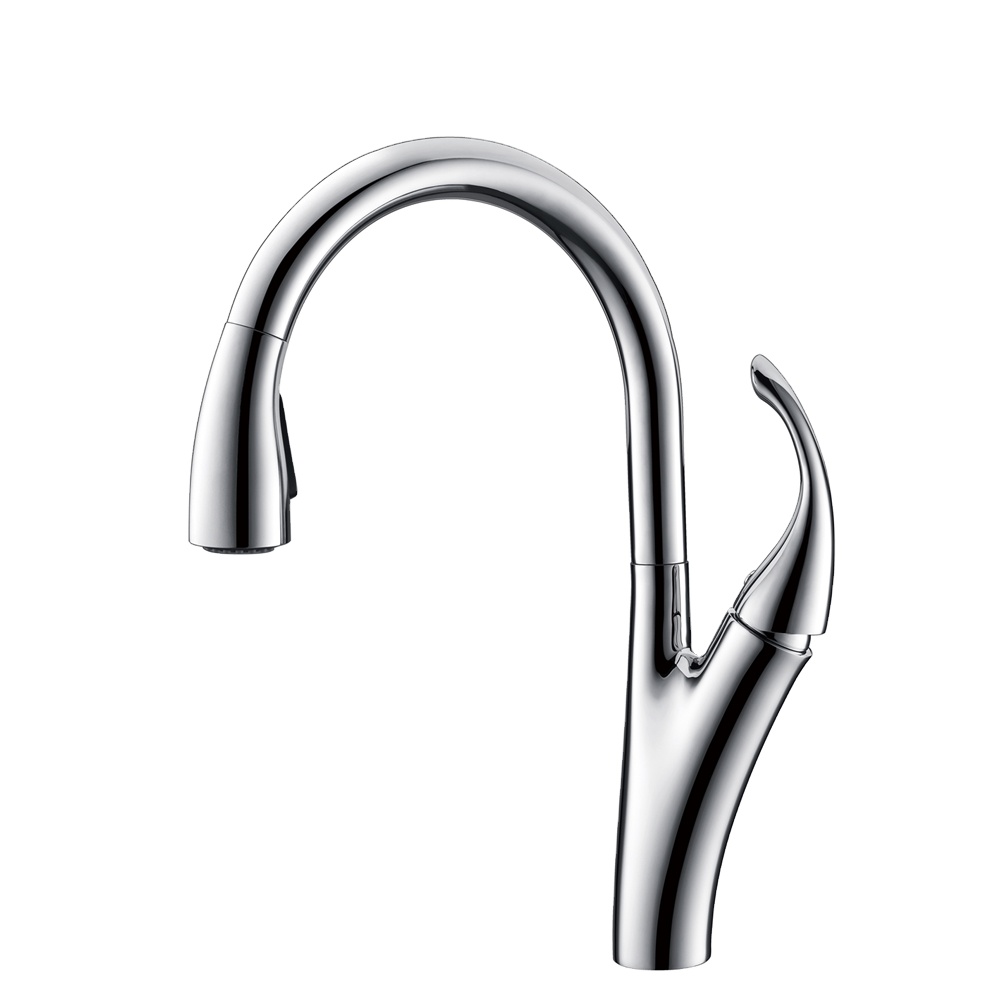 Originality Style Pull Down Zinc Stainless Steel Kitchen Mixer Faucet