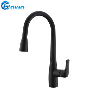 Brass Printing Black Color New Design Pull Down Washing Dish Sink Faucet