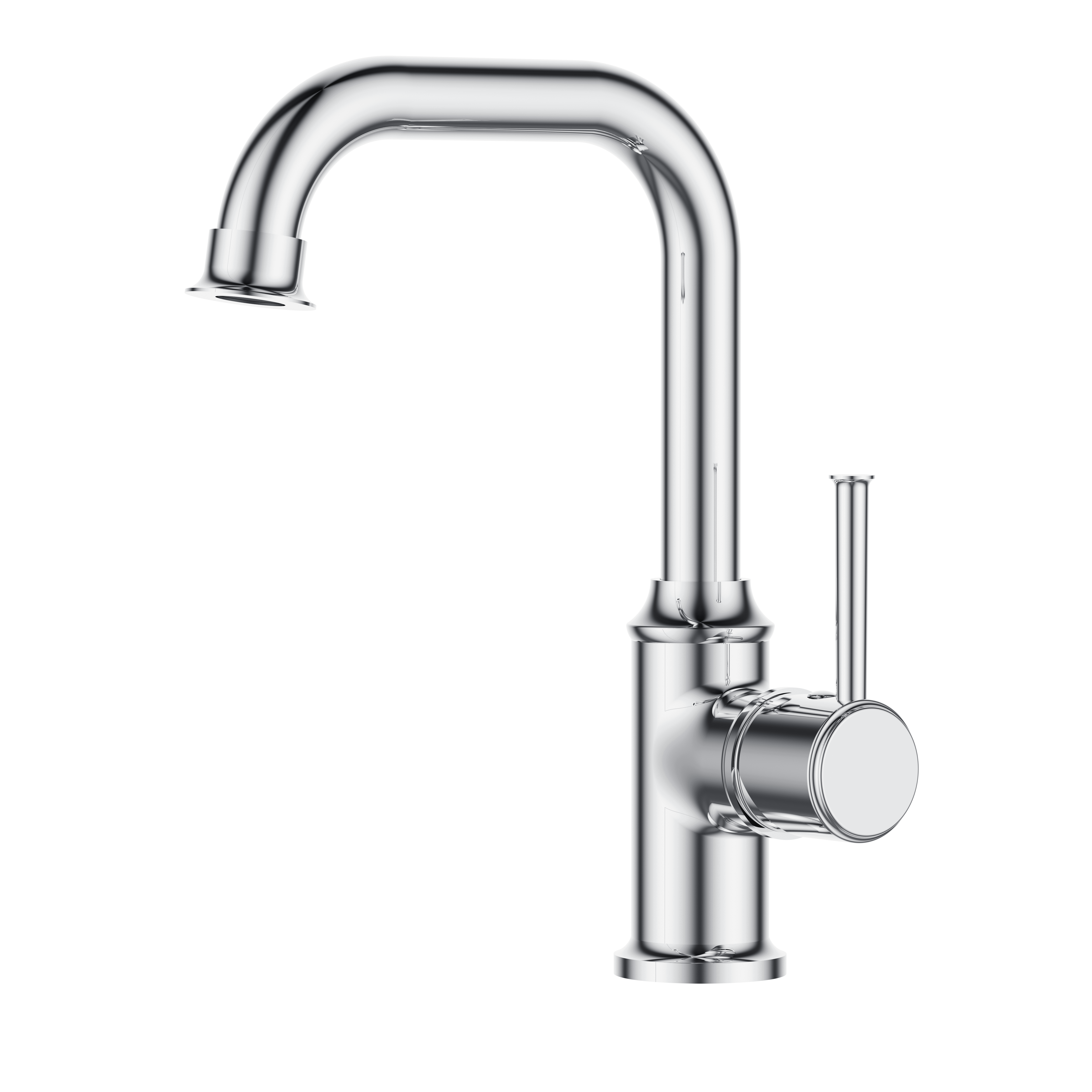 Chrome Brass Basin Faucet Multifunctional