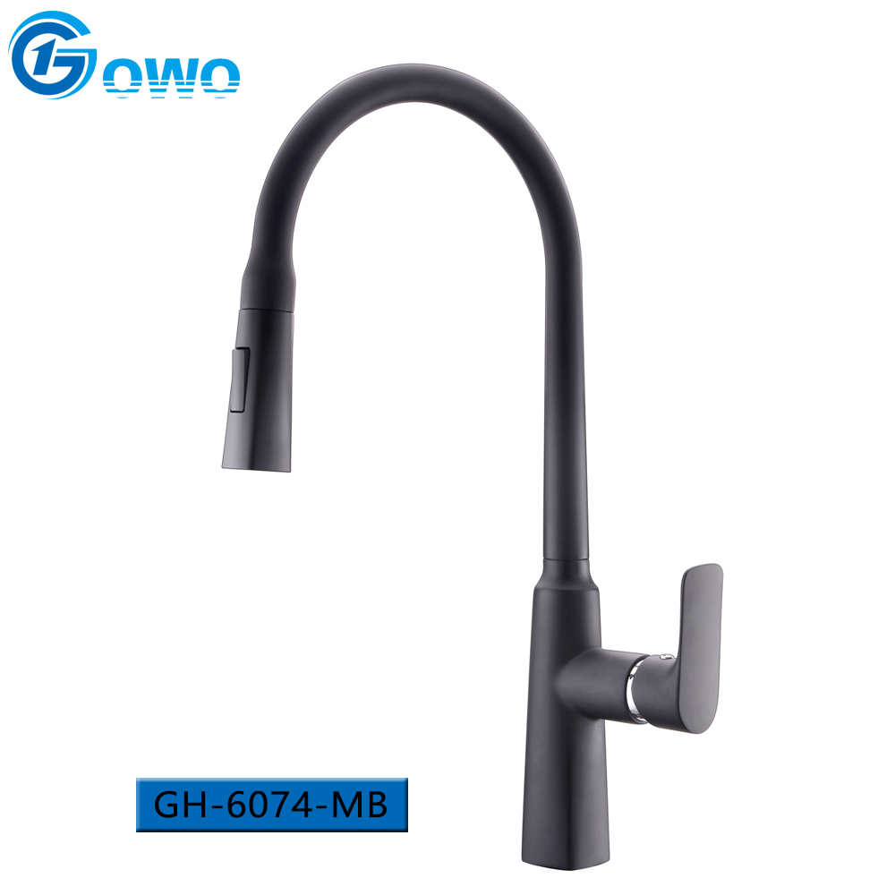 Simple Style Brass Good Quality Luxury Sink Pull Down Kitchen Faucet
