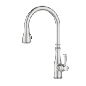 Brushed Nickel European Design Kitchen Faucet Home Used
